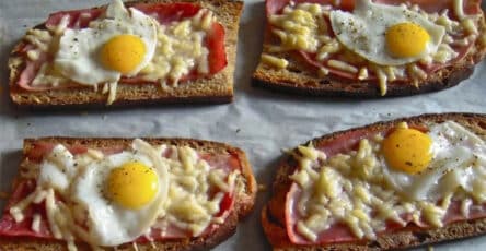 Toast Croque Madame ricetta