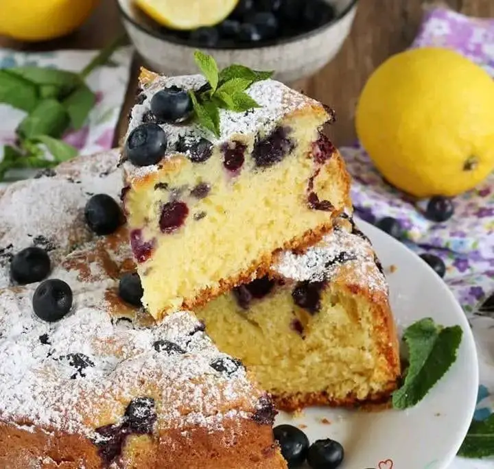 Torta ai mirtilli deliziosa
