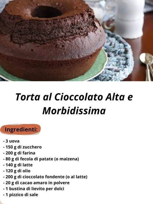 Torta al Cioccolato Morbida