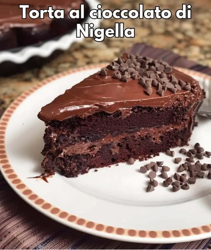 Torta al cioccolato decadente