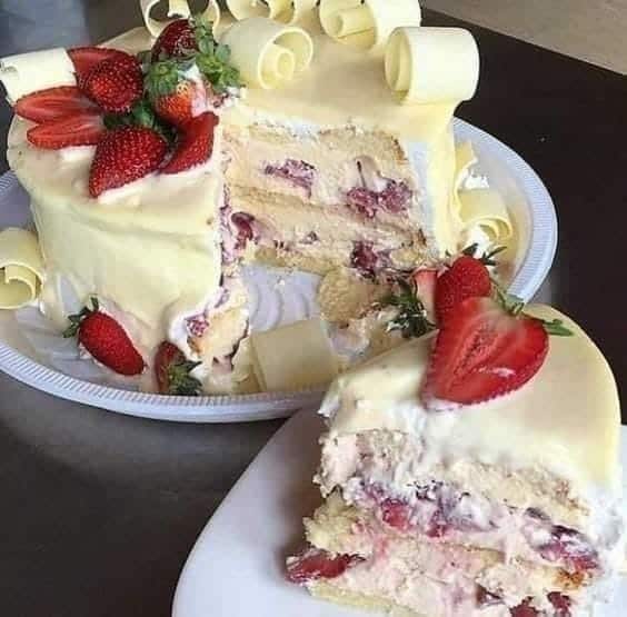 Torta al latte leggera