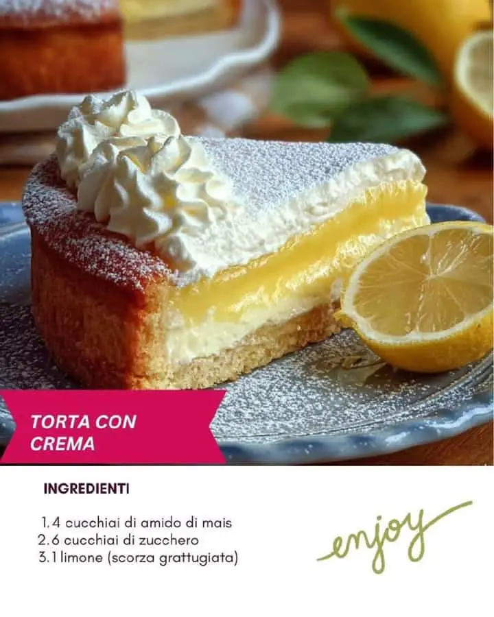 Torta al limone mascarpone