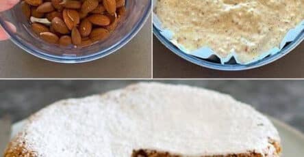 Torta alle mandorle senza latte