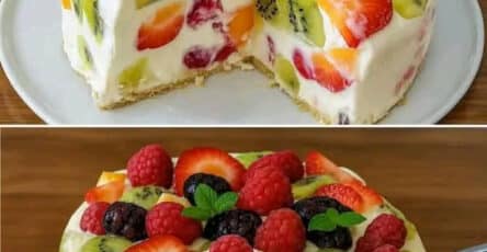 Torta cremosa alla frutta