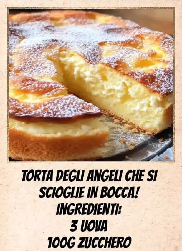 Torta degli Angeli soffice