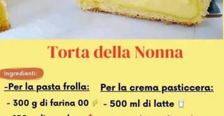 Torta della Nonna ricetta