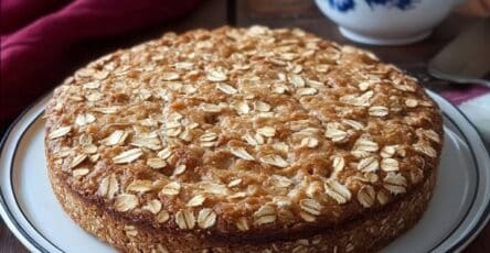 Torta di avena sana