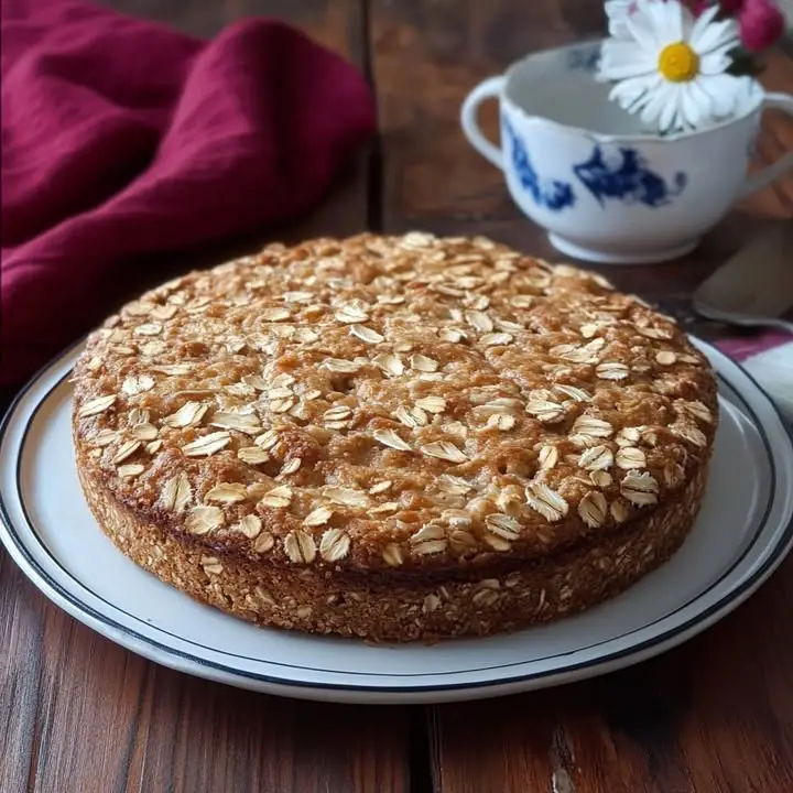 Torta di avena sana