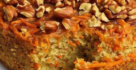 Torta di carote e avena