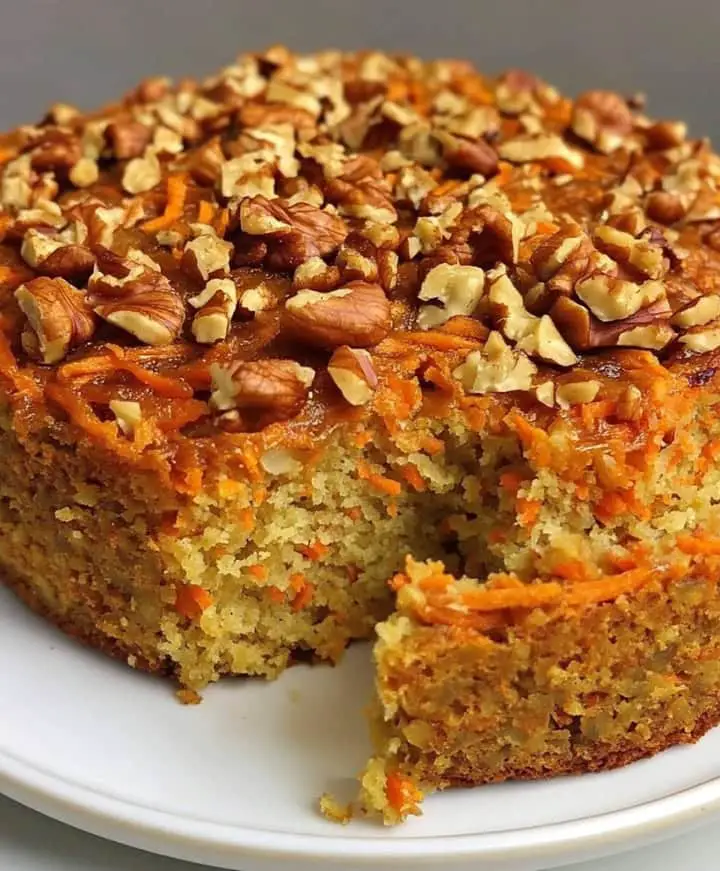 Torta di carote e avena