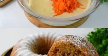 Torta di carote e noci