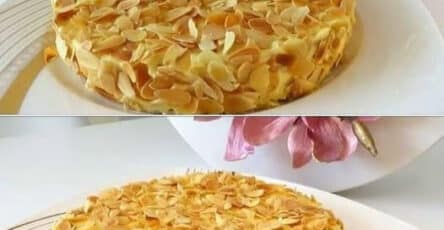 Torta di mandorle semplice