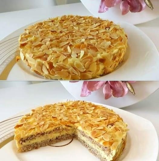Torta di mandorle semplice