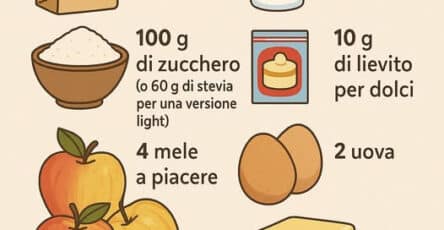 Torta di mele classica