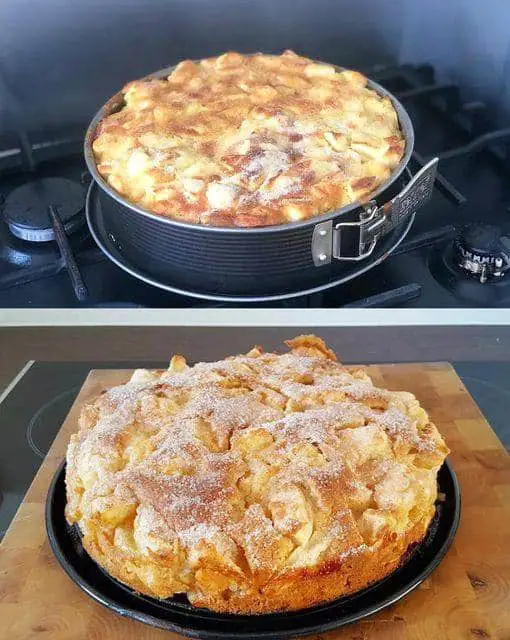 Torta di mele succosa