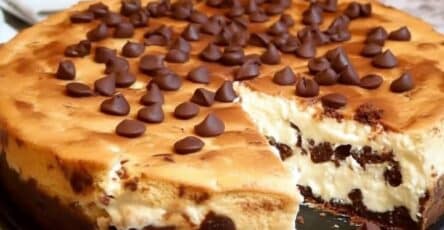 Torta di ricotta e cioccolato