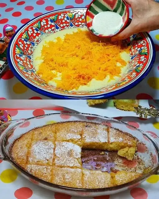Torta di zucca e semolino