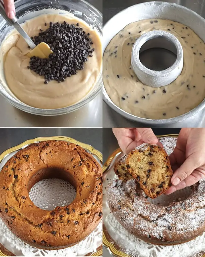 Torta morbida e umida