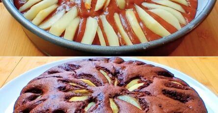 Torta pere e cioccolato