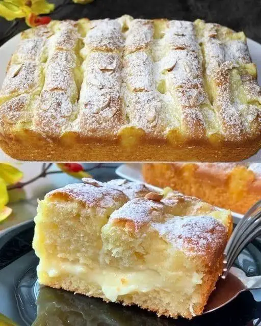 Torta ripiena di crema