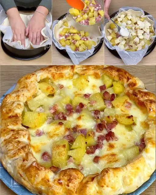 Torta salata con speck