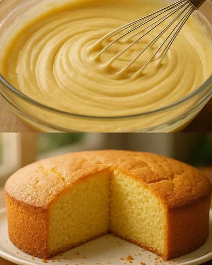 Torta senza uova vaniglia