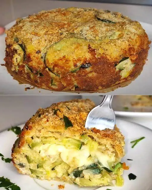 Torta zucchine filante ricetta