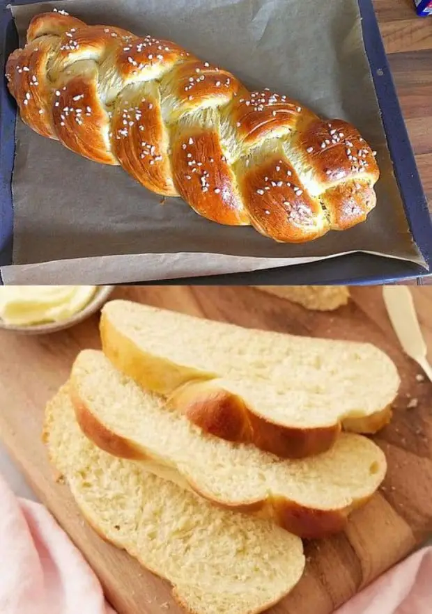 Treccia di lievito bisnonna