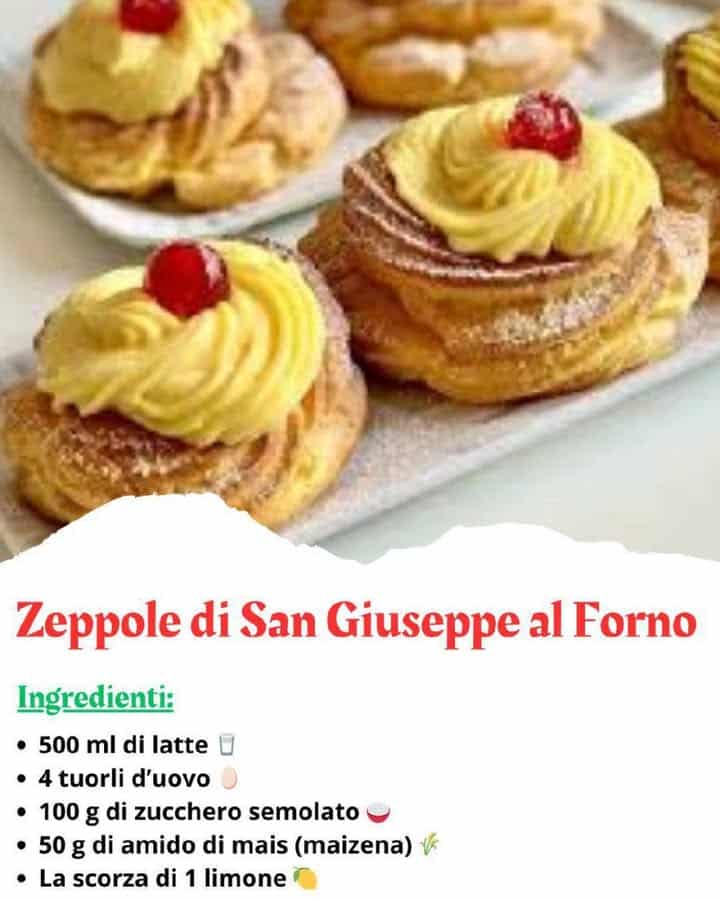 Zeppole fritte al forno