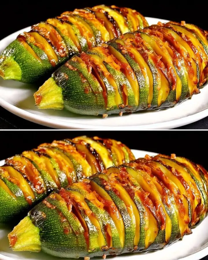Zucchine Hasselback al forno