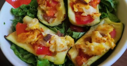 Zucchine ripiene leggere