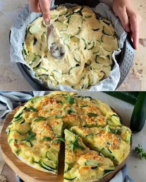 Zucchine uova formaggio ricotta