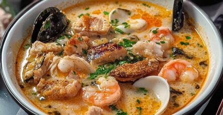 Zuppa di frutti di mare