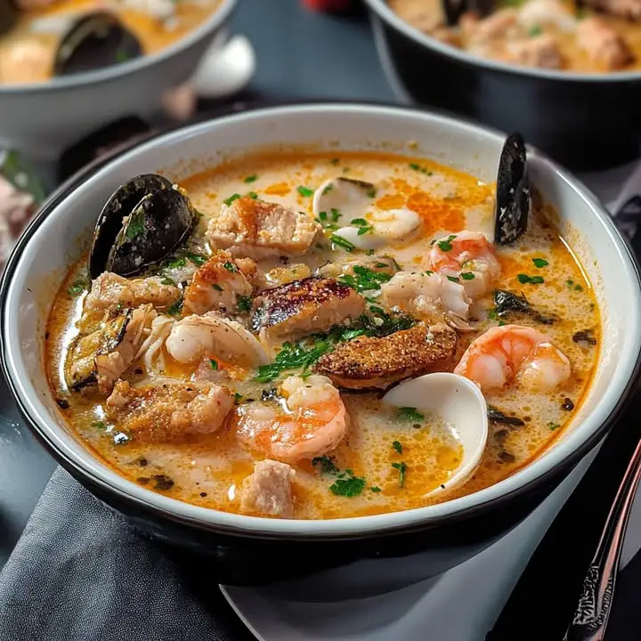Zuppa di frutti di mare