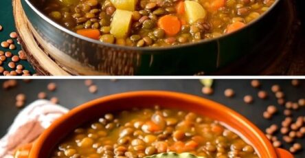Zuppa di lenticchie e patate