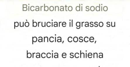 bicarbonato di sodio peso