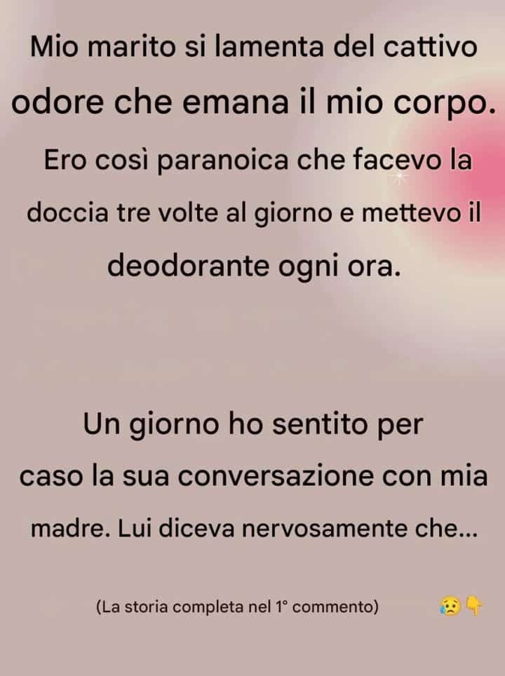 corpo puzzava vero motivo