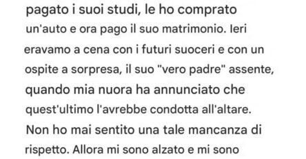 discorso di matrimonio