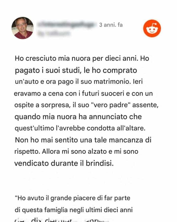 discorso di matrimonio