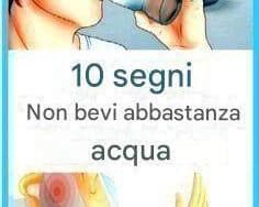 disidratazione corpo sintomi