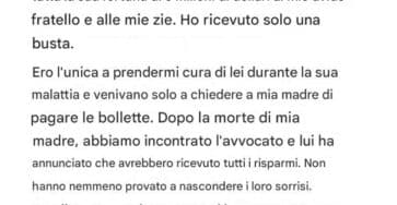 eredità di 5 milioni