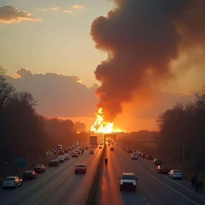 fiamme che bruciano velocemente