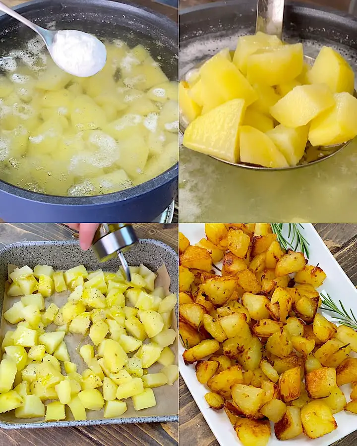 patate arrosto croccanti teneri