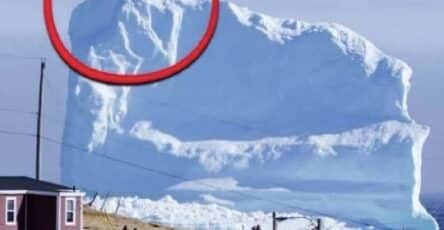 paura iceberg villaggio trasporta