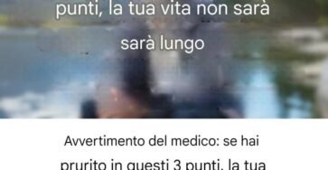 prurito in zone specifiche