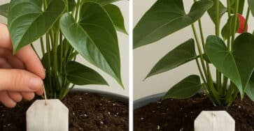 rinascita anthurium appassito
