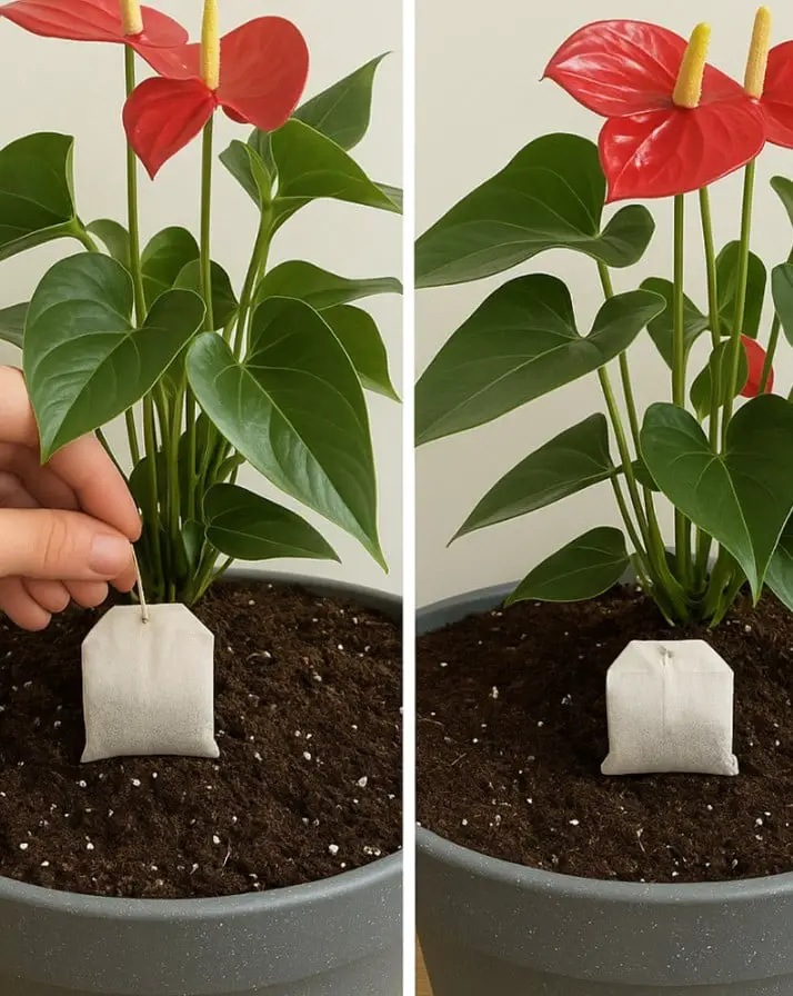 rinascita anthurium appassito