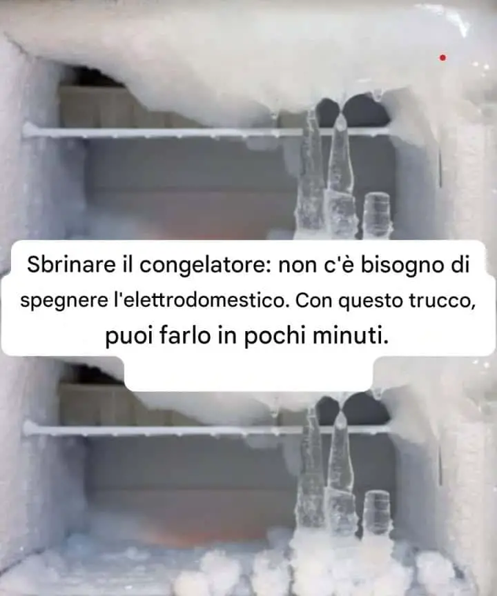 sbrinare congelatore senza staccare