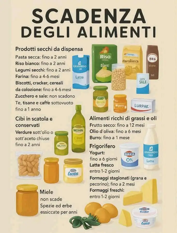 scadenza alimenti cibo