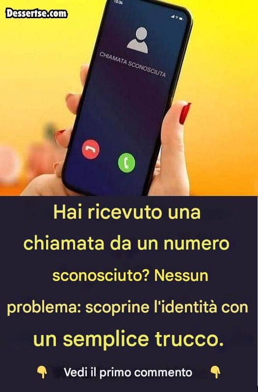 scoprire l'identità numero sconosciuto